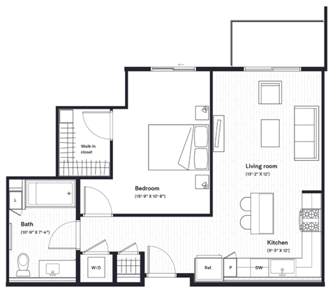 a blueprint of a 4 bedroom floor plan